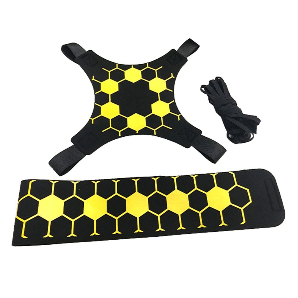 Football Kick Trainer Soccer Training Aids Hands Free Throw Sole Practice Equipment for Kids