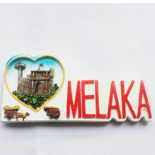Malaysia Greece Fridge Magnets Tourist Souvenir Melaka Kuala Lumpur 3d Resin Relief Scenery Refrigerator Sticers Home Decor: 2