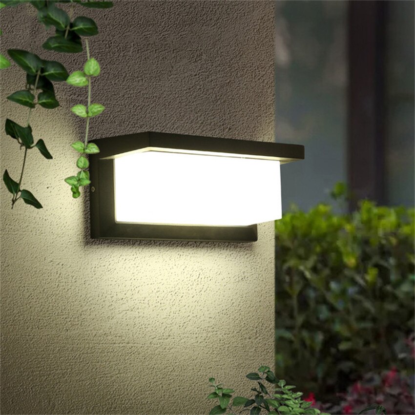 LED Outdoor Wandlamp Moderne LED Wandlamp Aluminium Tuin Veranda Patio Opzij Voordeur Verlichting Licht NR-20