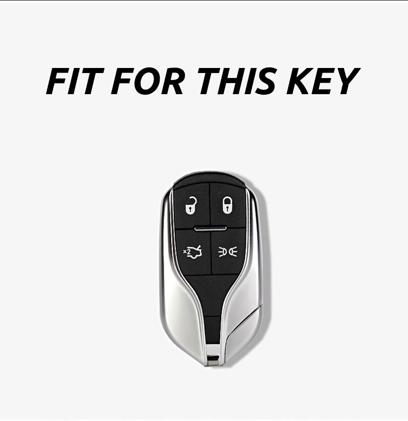 Télécommande en fibre de carbone ABS, etui clés, pour Maserati Ghibli Levante Quattroporte GT Granturismo cool, GranCabrio