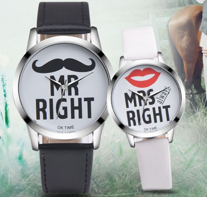 2 stuks koreaanse horloges voor koppels, populaire dames- en herenhorloges, minimalistische klok, schoolklok