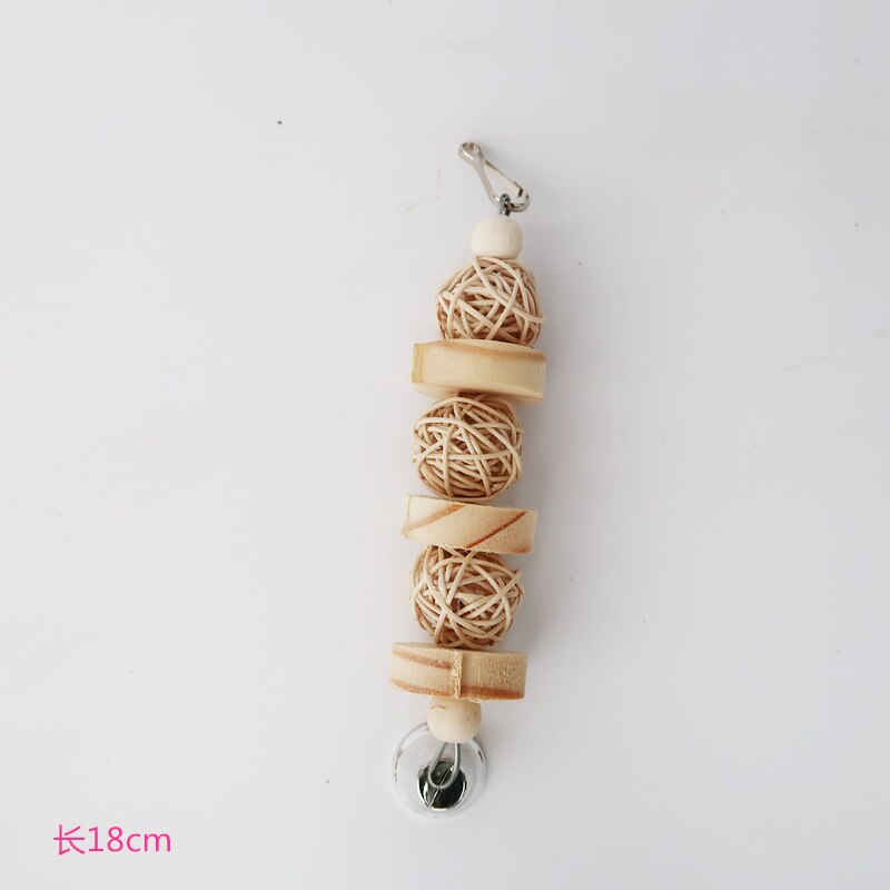 Parrot supplies bird toys wooden chewing toys sepak takraw toys bird molar toys