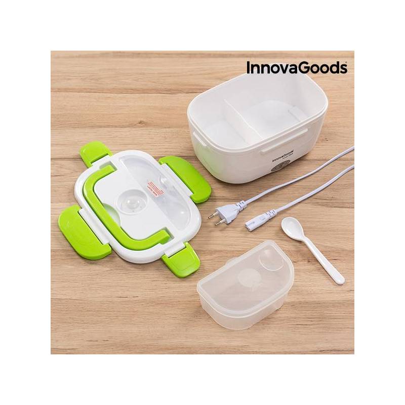 Fiambrera Eléctrica InnovaGoods 40W Blanco Verde