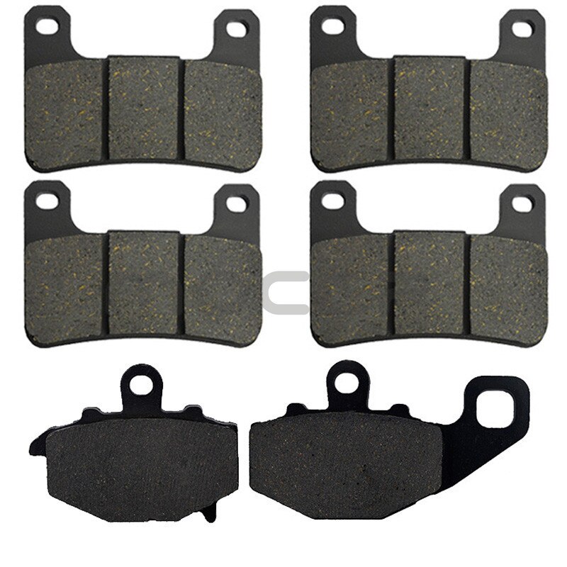 Motorcycle Front + Rear Brake Pads Disks for Kawasaki Z1000 Z ZR LT379-379-192