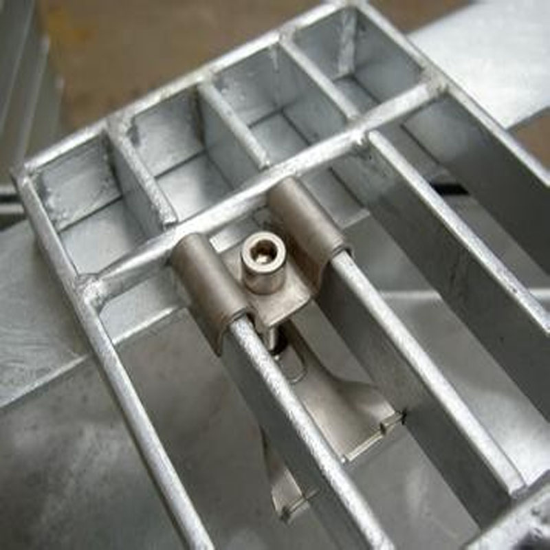 1 Sets Steel grating clamps galvanized fixing clip grating plate buckle clip connector