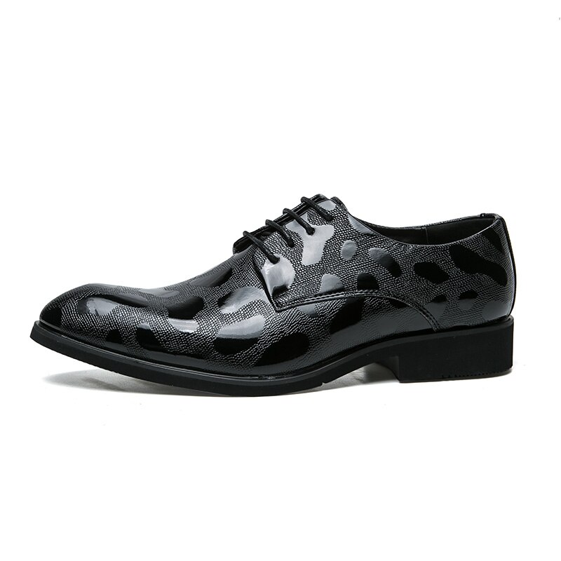 Hommes or robe chaussures en cuir de luxe italienne formelle travail chaussures pour homme bout pointu richelieu chaussures pour hommes