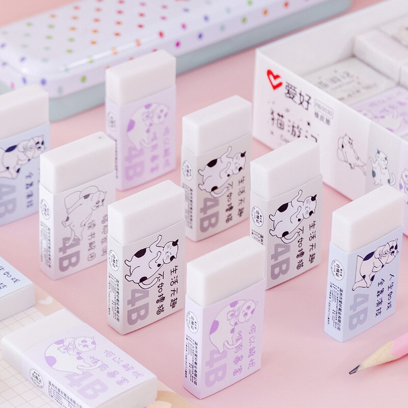 Eraser for primary school students to wipe clean without leaving marks cartoon 2B examination supplies 4b art painting: Default Title