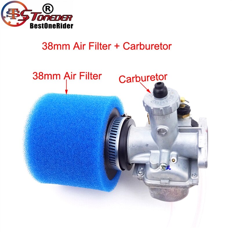 Stoneder  vm22 carb 26mm mikuni förgasare 38mm luftfilter för 110cc 125cc 140cc motor lifan  xr50 crf 50 ssr thumpstar pit bike
