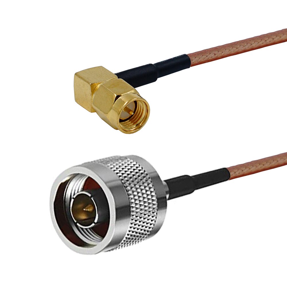 Câble coaxial Type N mâle vers SMA mâle, RG316 50 ohm, cavalier en queue de cochon, choisissez votre longueur,