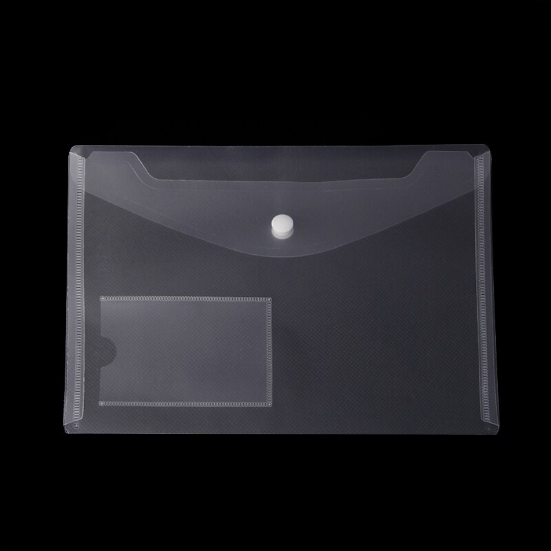 12 teile/satz transparent Kunststoff A5 Ordner Datei Tasche Dokument Halten Taschen Ordner Einreichung Lagerung Büro Schule Liefert mit taschen