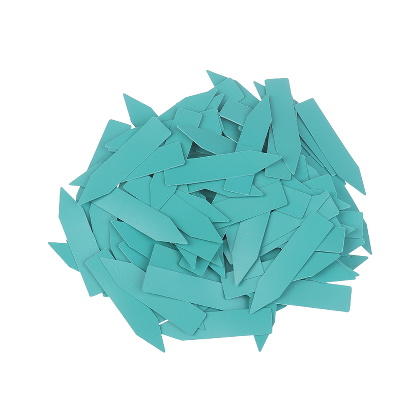 100Pcs Garden Plant Labels Plant Accessories Flower Pots Plastic Plant Tags Nursery Markers Seedling Labels Tray Mark DIY Tools: Chocolate