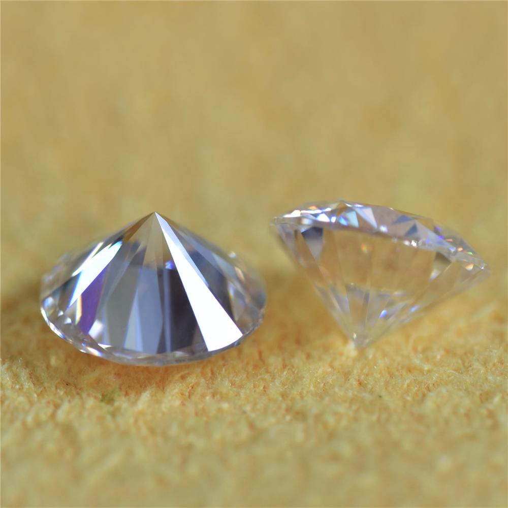 5,0mm round brilliant cut lose moissanite stein mit EF weiß farbe VVS klarheit