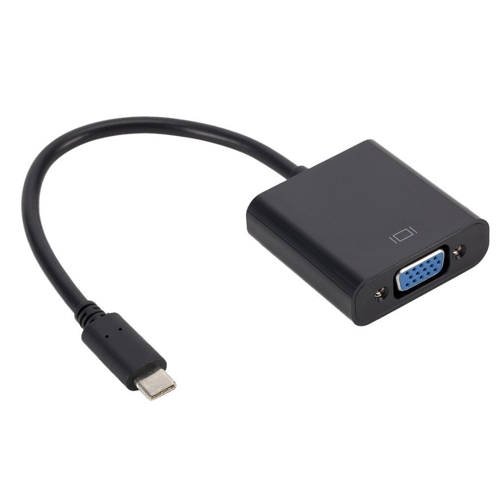 DisplayPort Display Port USB3.1 Type C naar VGA Adapter Kabel USB-C Male Naar VGA Vrouwelijke Video Transfer Line voor PC computer FW3