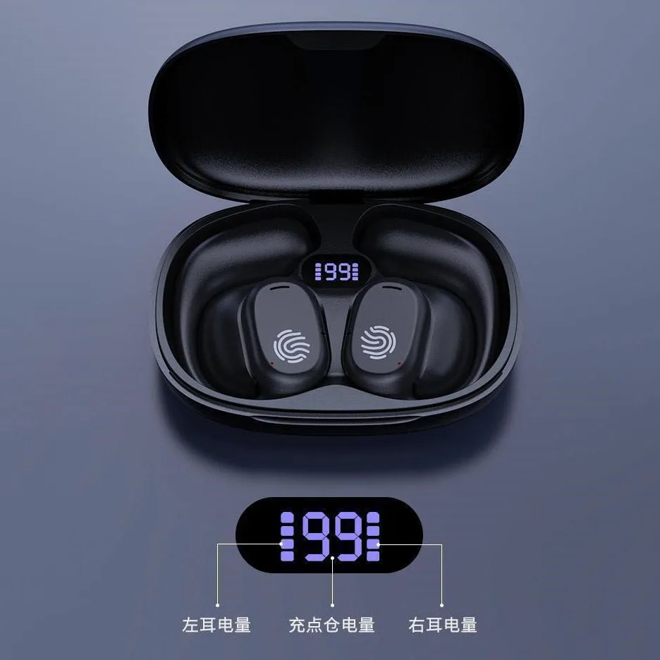 Original xiaomi condução óssea fones de ouvido bluetooth fones sem fio com microfone esportes alta fidelidade jogo