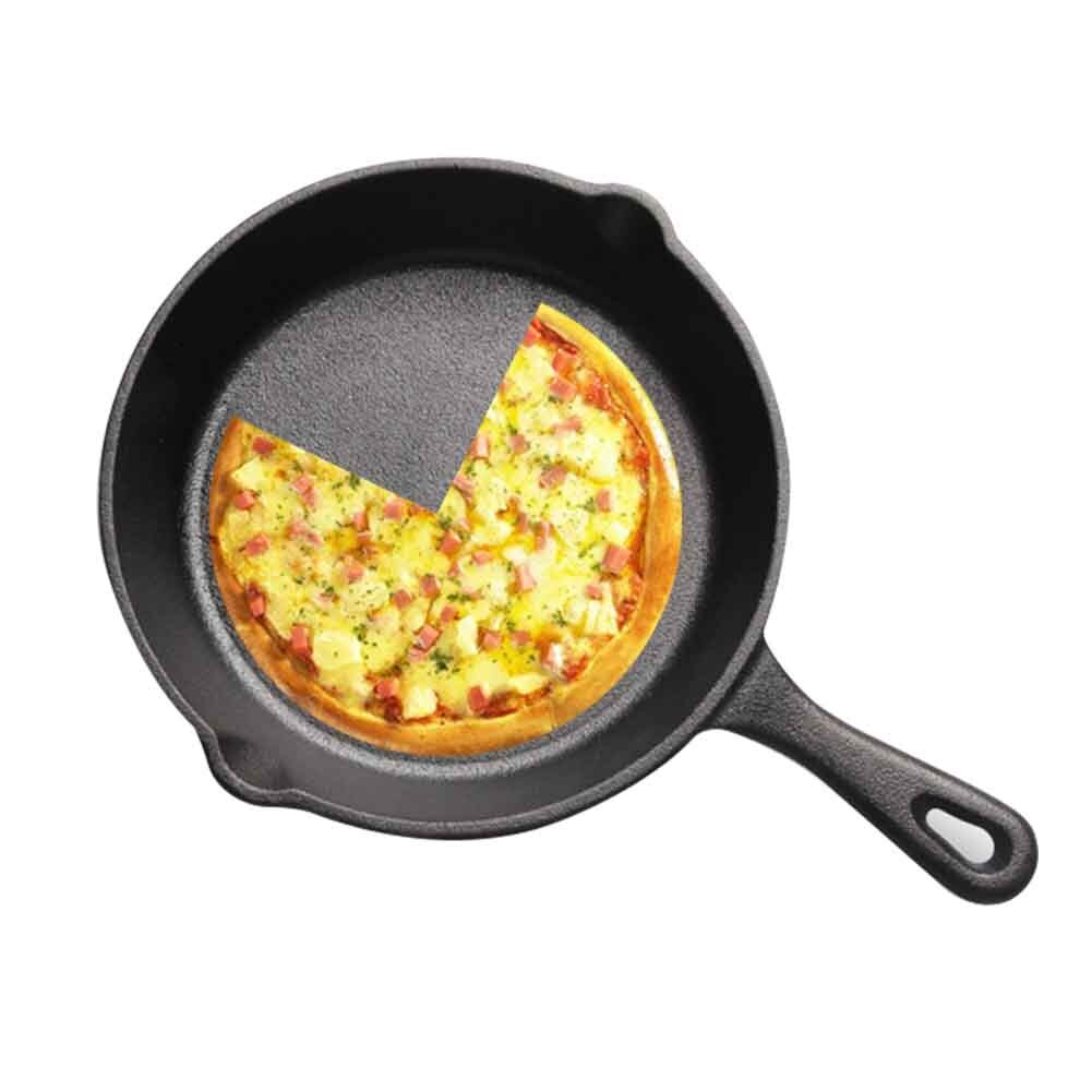 No Coating For Induction Cooker Frying Pan Mini Smooth Surface Cast Iron Non Stick Cookware Eggs Pancake Home Kitchen Restaurant