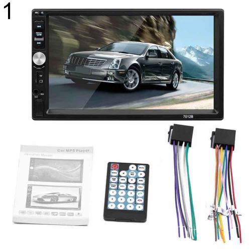 7012B-REPRODUCTOR DE Radio para coche, 1080P, HD, 7 pulgadas, estéreo, Bluetooth, MP4, MP5, USB, pantalla táctil, tarjeta de Radio, compatible con teléfono Android de Apple: 1