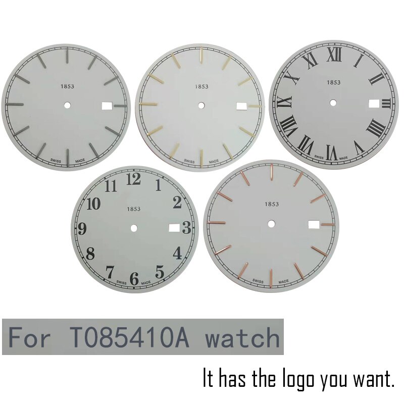 32,7mm uhr zifferblatt hände für T085410A männer quarz T085 uhr Text uhr zubehör T085410 reparatur teile