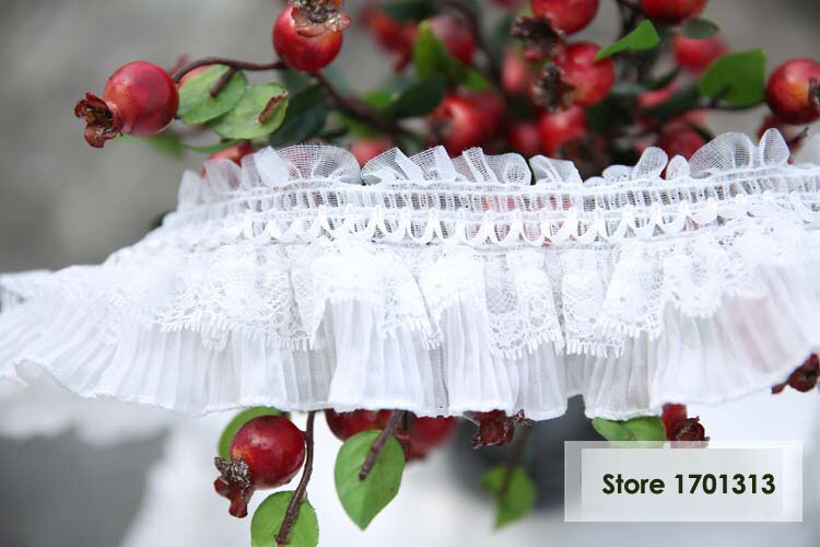 8cm * 1 metri guarnizioni in pizzo elastico bianco per abbigliamento abiti da sposa accessori per cucire fai da te ordinare per sarto