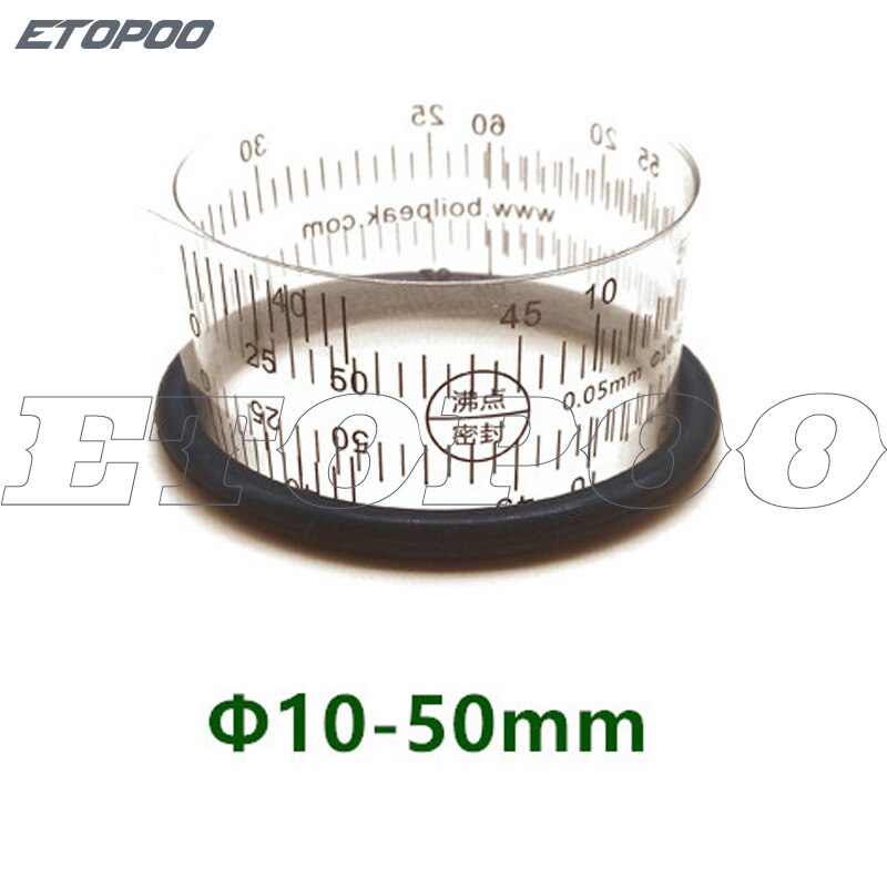 1Pcs 10-350mm Flexible Ruler O-rings Inside And Outside Diameter Ruler Measurement Tool Measuring Ruler