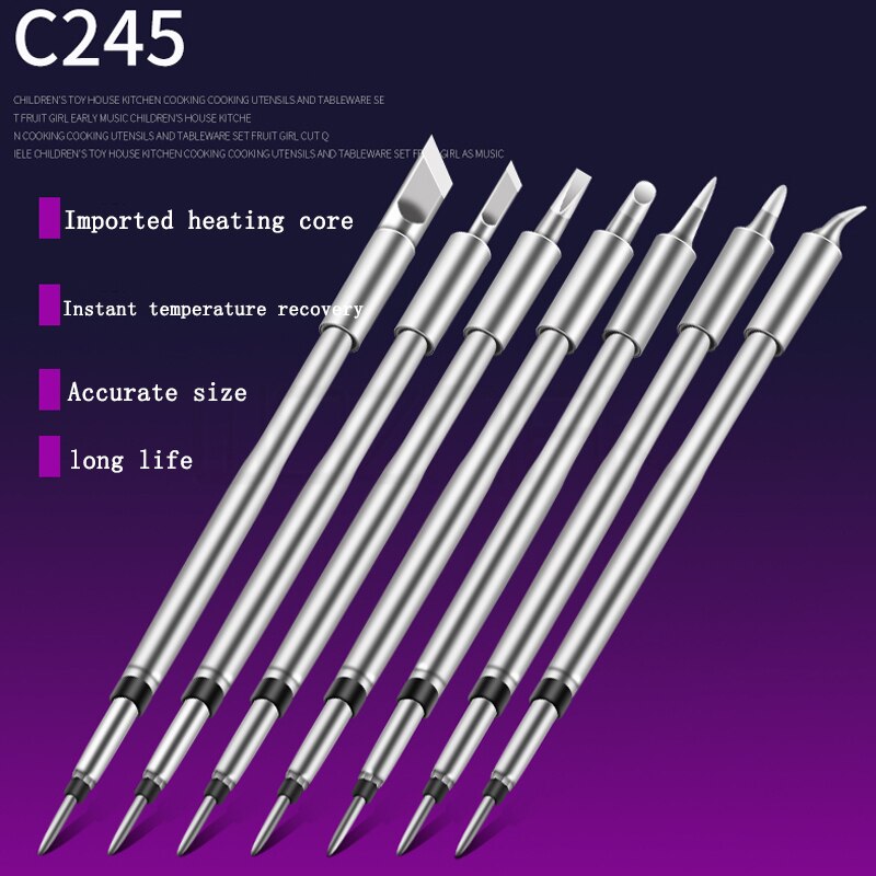 Universal jbc  c245 loddekolbespids  t245- a håndtag svejsedysegreb kompatibel med jbc  t245 og ud -1200 loddestation