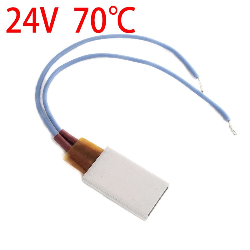 35*21mm PTC Heizung Element 12-220V Konstante Temperatur Thermistor Luft Heizung Sensor Aluminium Ich bin Freien Heizung komponenten: 24V 70C
