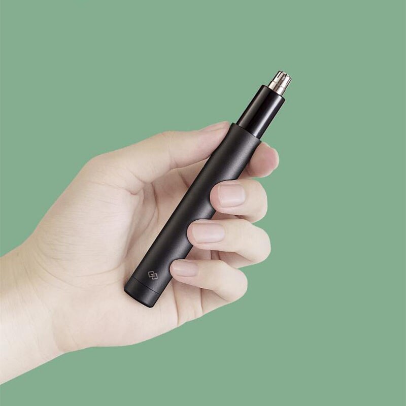 Youpin newstart elétrica mini nariz aparador de pêlos hn1 portátil orelha nariz máquina de cortar cabelo barbeador à prova dwaterproof água seguro ferramenta limpeza para homens