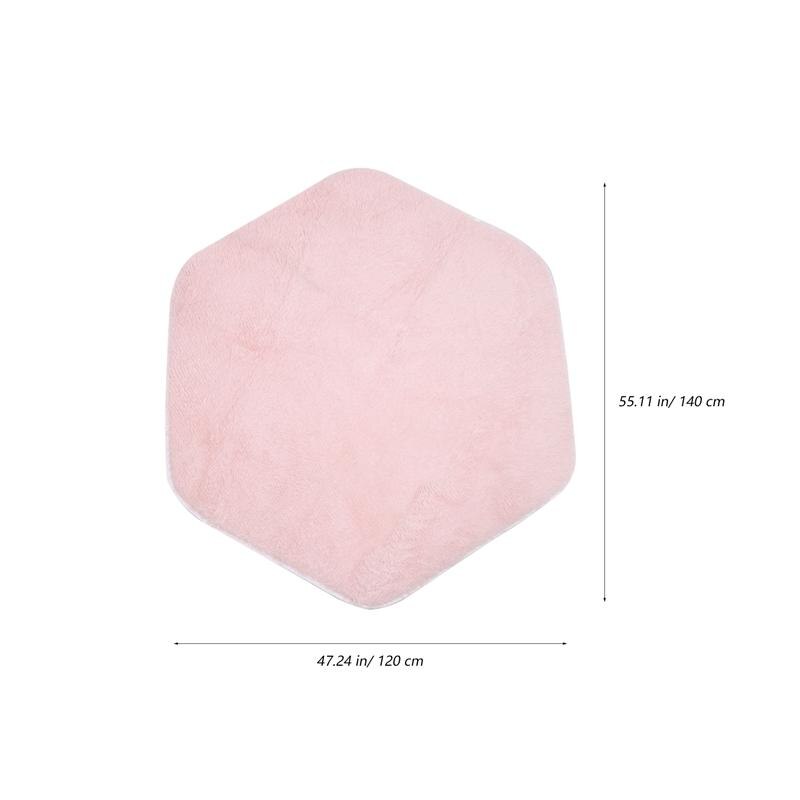 Alfombra hexagonal para tienda de juegos para niños, tapete para tienda de juegos, cojín para casa de juegos