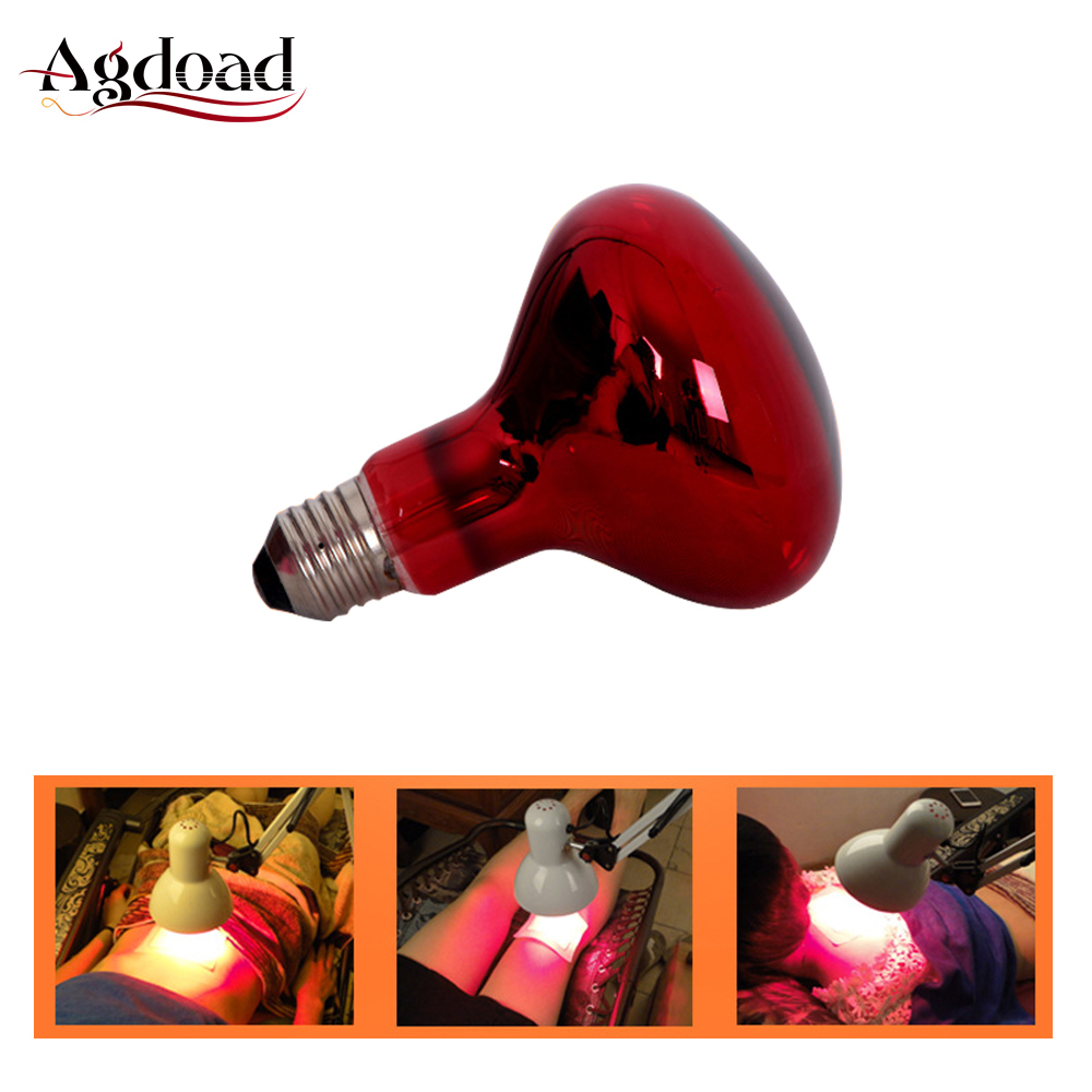 100W E27 Infrarot Heizung Therapie Lampe Birne für Physiotherapie Lampe Körper Schulter Zurück Knie Schmerzen Linderung die Gesundheit Pflege