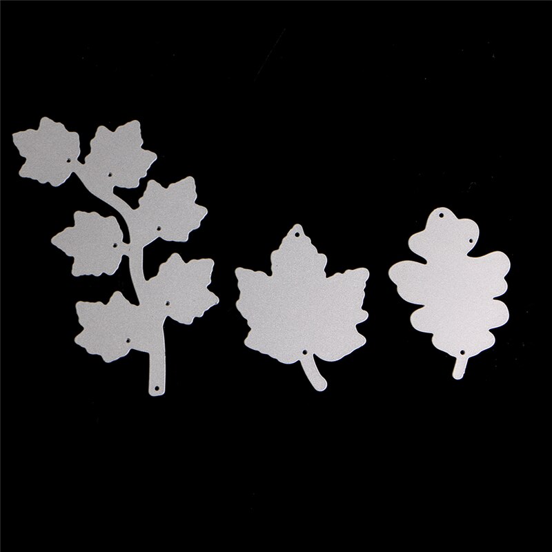 Maple Leaf Cutting Dies Stencils Scrapbook Album Embossing Card DIY Craft Decor N1HA