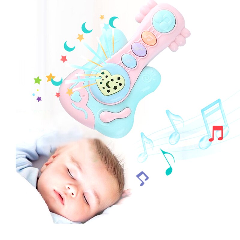 Baby Music Hand Clap Drum Fun Light Projection Toy Baby Puzzle Early Education Microphone Piano Guitar Rattle Appease Toy
