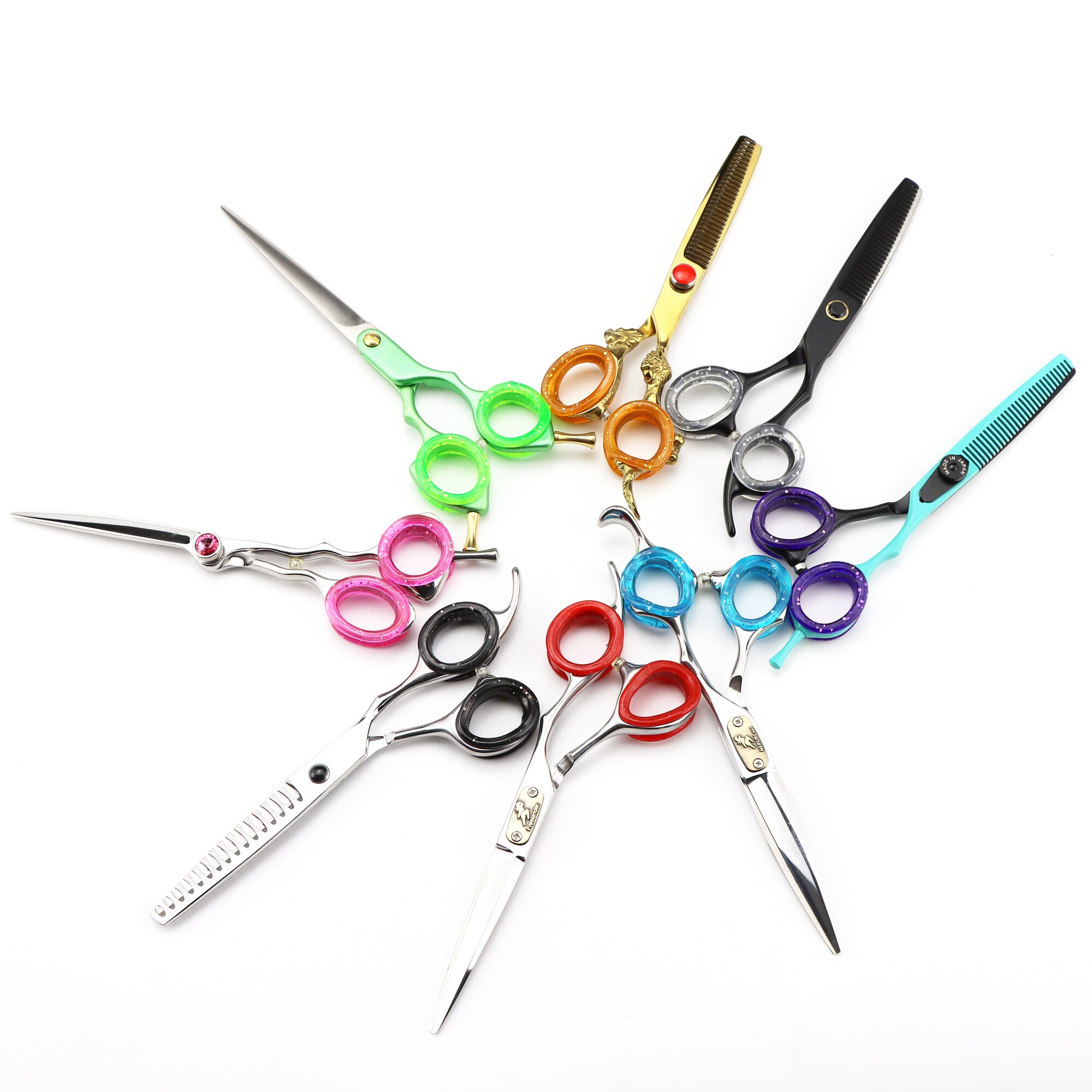 Silicone hair scissors, soft silica gel scissors for any scissors, accessories to hold