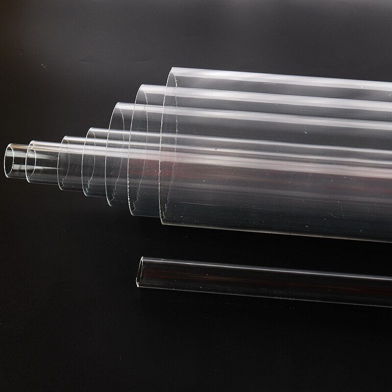 2 stücke 48-50cm Länge 16-110mm Acryl Rohr Transparent Aquarium Aquarium Lieferungen Plexiglas Rohr garten Wasser Rohr