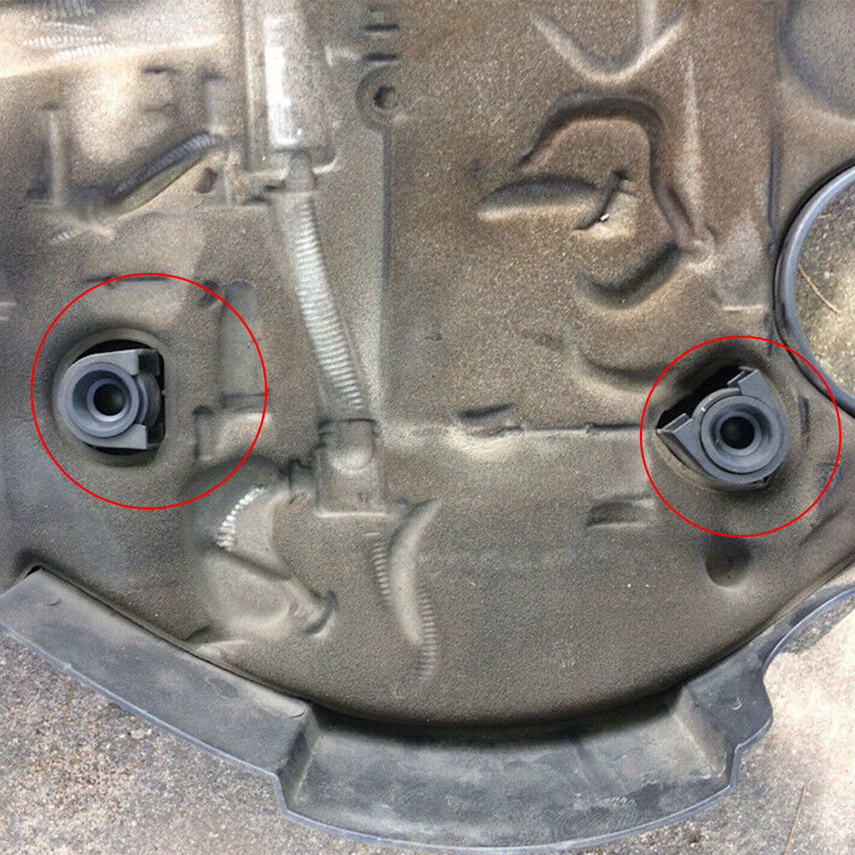 Cubierta de motor, ojal de montaje de goma para radiador, para BMW 1 2 3 4 5 6 7 Series X1 X3 X4 X5 X6 F10 E81 E87 F20 E90 F30 E60 E83 F25