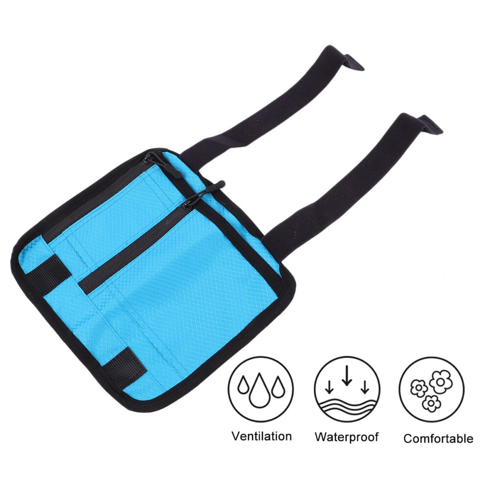 1pc mobiltelefon ben taske lightwight nyttige ben ankel pose ben pose taske sportsben taske til mand: Blå