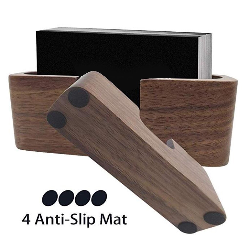 Storage Wood Shelf Filing Office Box Case Desk Business Tables Organizer Single Compartment Card Display Holder