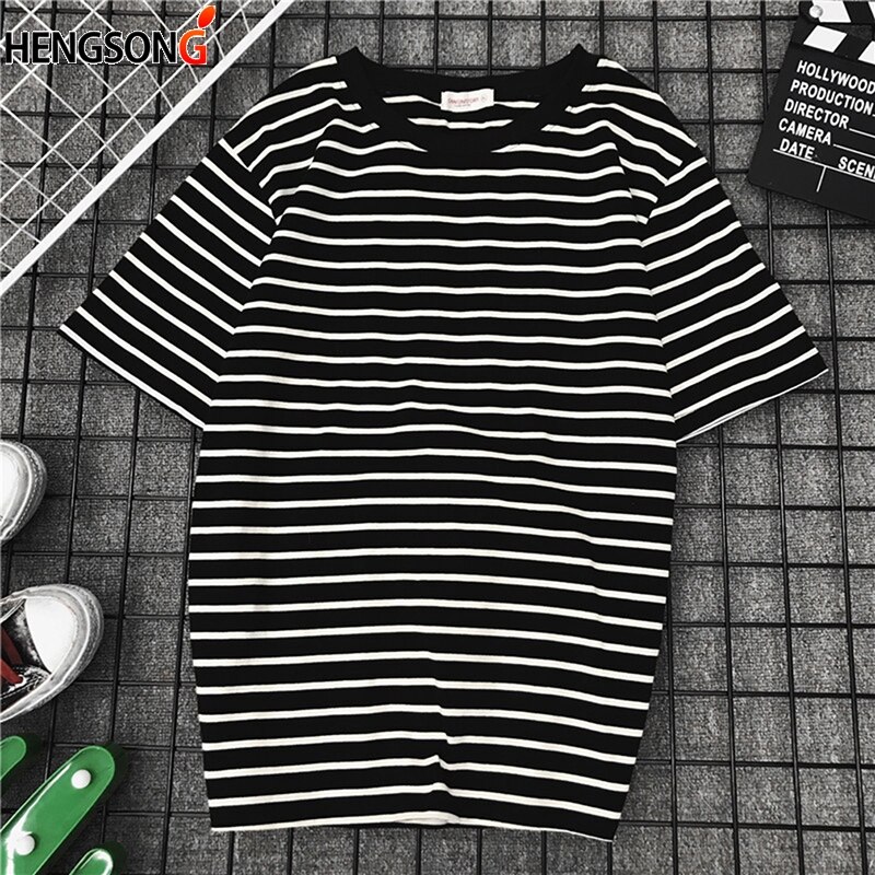 Brand Women Running Shirts Striped Short Sleeve T-Shirt Outdoor Fitness Gym Top Fitness Training Tee Tops Female: black / XL