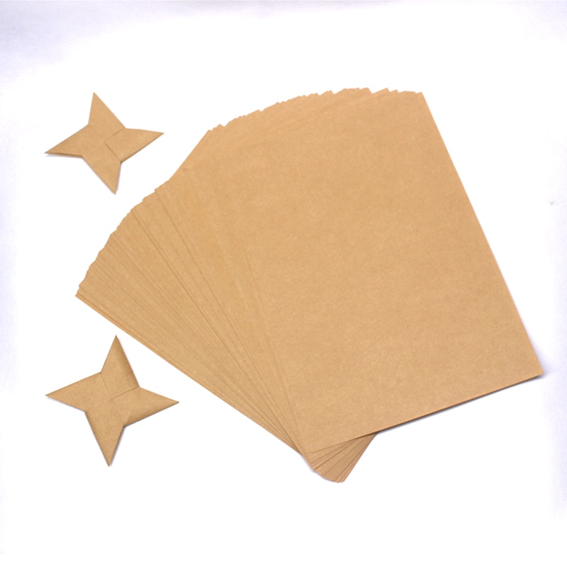 50 st/lot  a5 a4 kraftpapper brunt papper hantverk tjock kartong kartong papper gör det själv-kort papper 80g 120g 150g 200g 250g