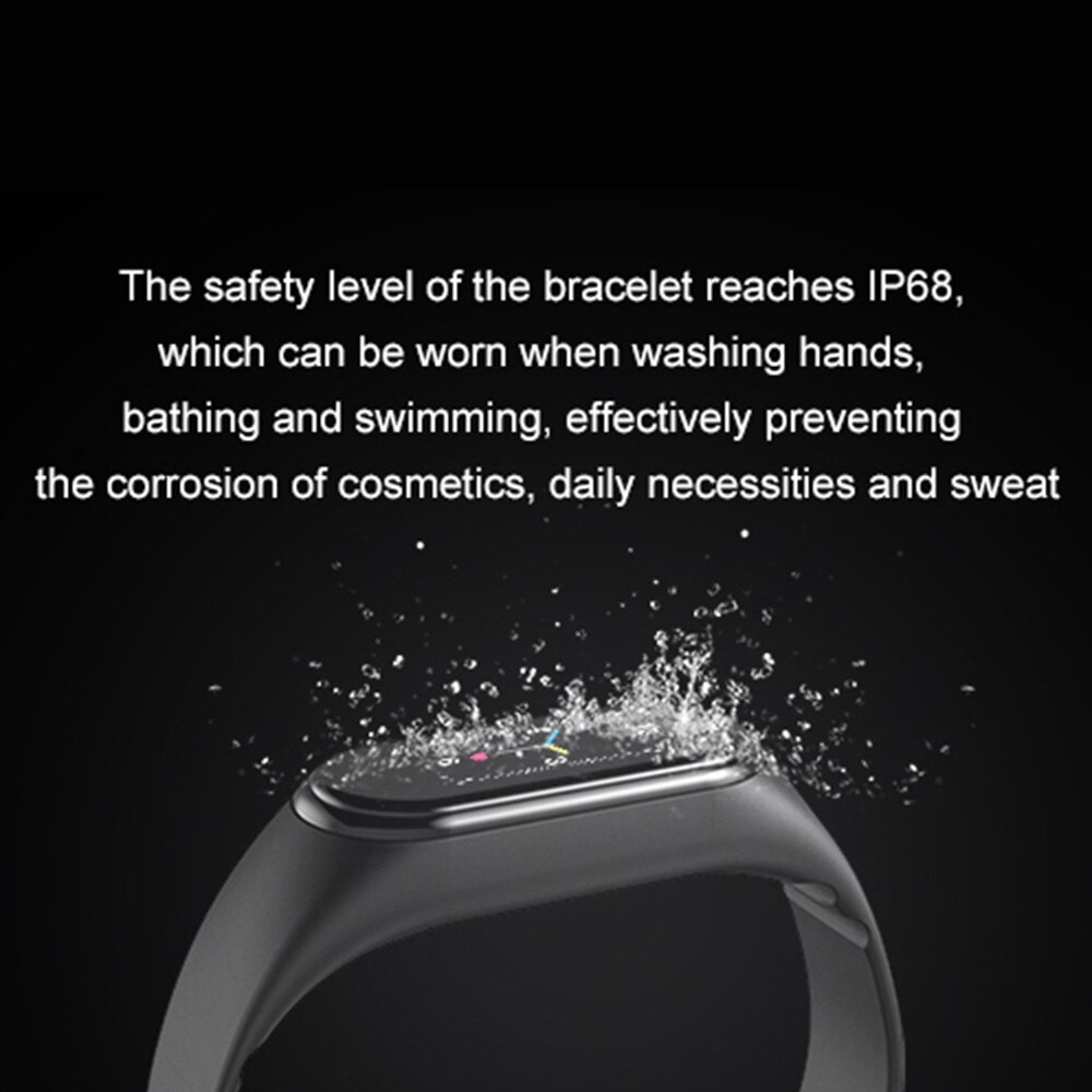 M5 Intelligente Wristband 0.96 "Schermo di Tocco di Bluetooth Smart Phone Banda Heart Rate Monitor di Pressione Sanguigna di IP68 Impermeabile Smartwatch