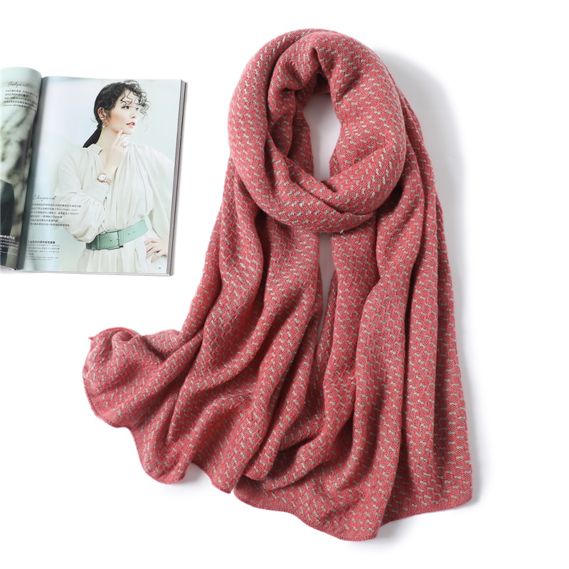 Weiche Kaschmir betroffen Schal für Frauen Warme Winter Schals Hijab Solide Pashmina Dame Schal wickeln Doppel Seite unisex Schals neue
