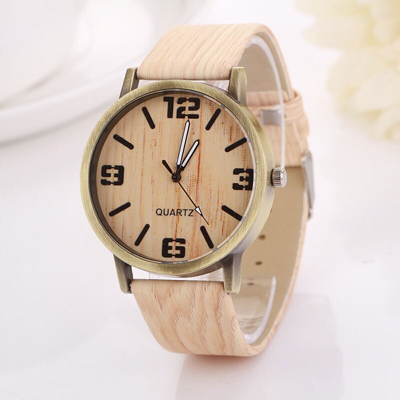 nuevos relojes de mujer, relojes de Retro de bambú de madera, relojes de pulsera de cuarzo, reloj para mujer: 1573896