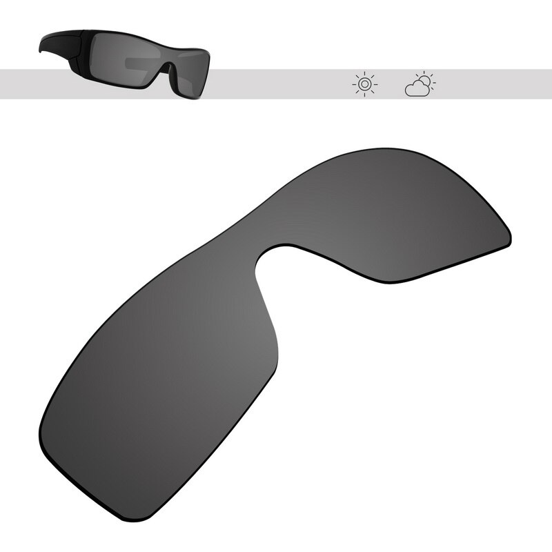 Glintbay – lentilles de lunettes de soleil polarisées de remplacement, pour Oakley Batwolf, plusieurs Options: Black Chrome