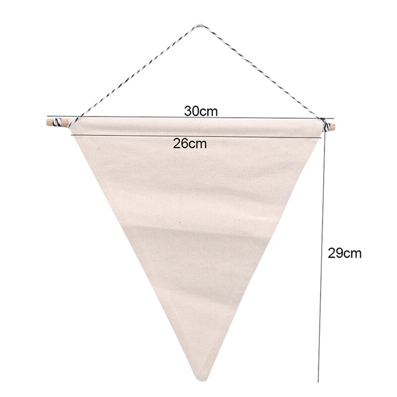 Pin Display Pennant Banner Enamel Lapel Pin Badge Flag Blank Black Canvas Wall Banner Badge Storage Home Hanging Decorations