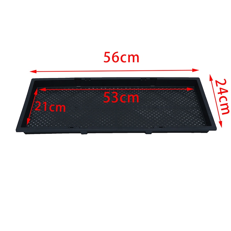Plastic Growing Trays Nutrition Bowl Seed Tray Seedling Starter for Greenhouse Hydroponics Seedlings Plant Germination: Black