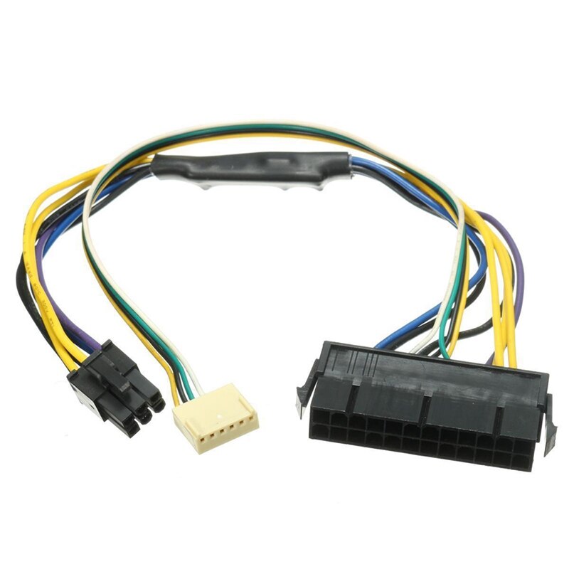 Atx Psu Power Kabel 24P Om 6P Voor Hp Z220 Z230 Sff Moederbord Server Workstation Zwart