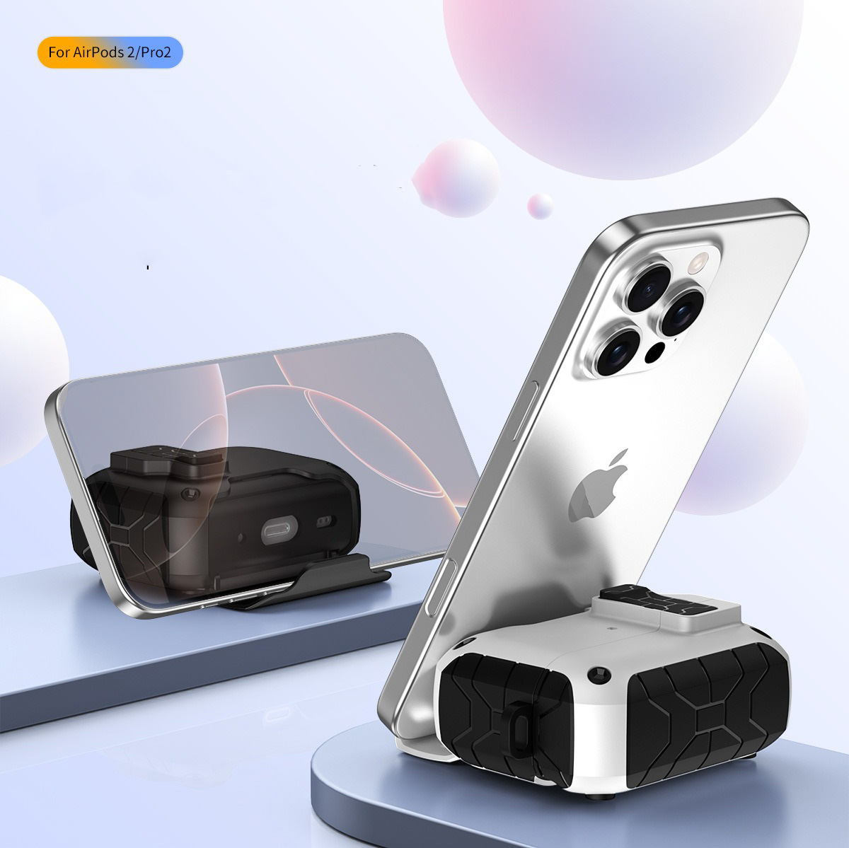 Secure Lock Clip Oortelefoon Case Cover Voor AirPods Pro 2e Generatie Schokbestendig Case Voor AirPods 4 Pro 2 Met Telefoon houder