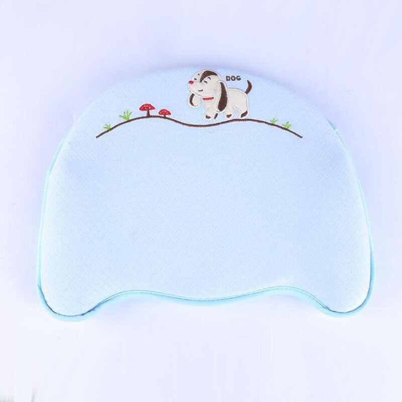 Space Memory Cotton Baby Styling 0-3-6 Months 1 Year Old Baby Pillow: Sky blue