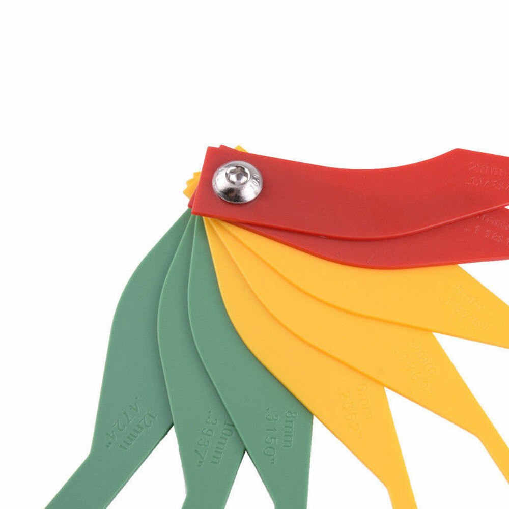 Lining Brake pad Measuring Thickness Gauge Meter Measure Tool Scale Feeler Accessories 1pcs