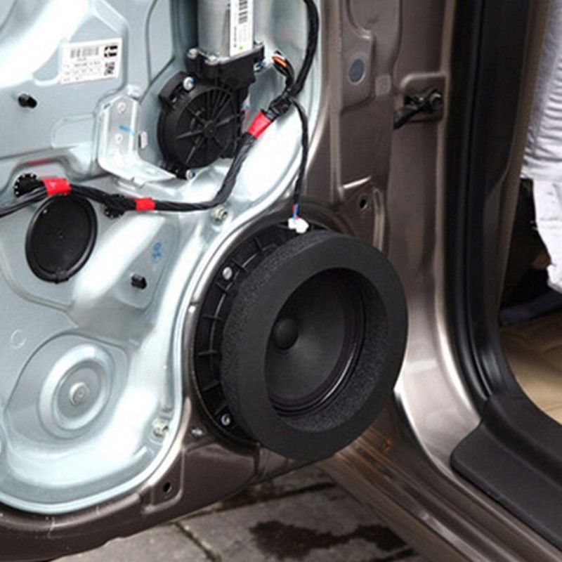 Auto Deur Speaker Bass Geluiddichte Isolatie Ring Foam Pad Noise Accessoire Geluiddichte Schuim Ring