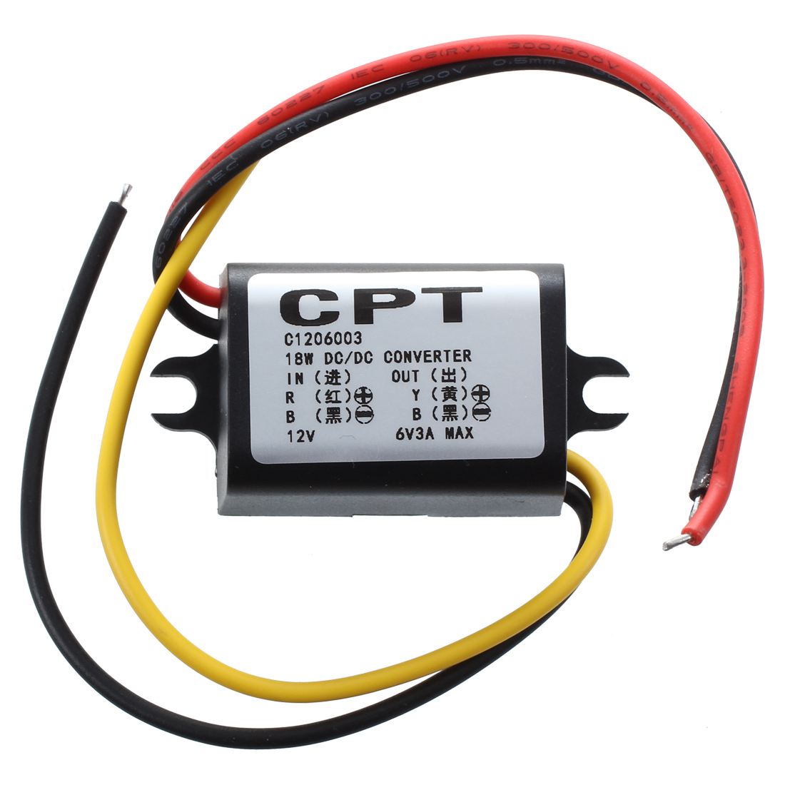 12V Naar 6V DC-DC Buck Converter Step Down Module Voeding Voltage Regulator