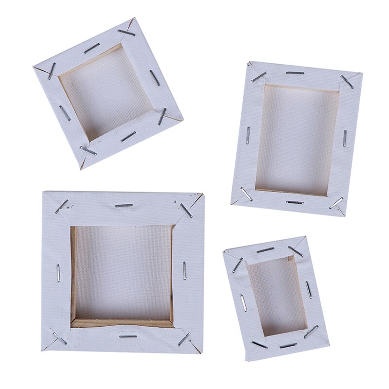 1Pc Canvas Schilderij Frame Acryl Olieverf Diy Craft Supply Mini Artiesten Canvas Art Tekentafel Leeg
